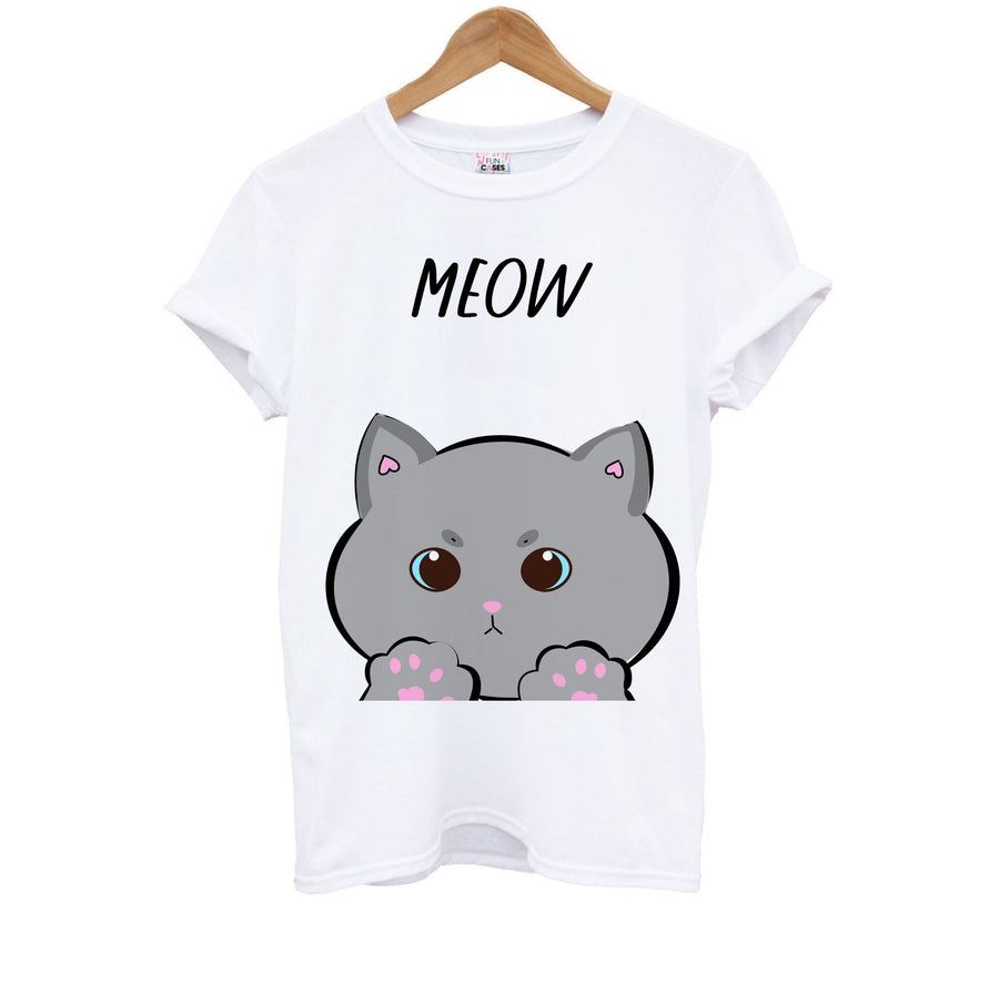 Grey Kitty - Cats Kids T-Shirt