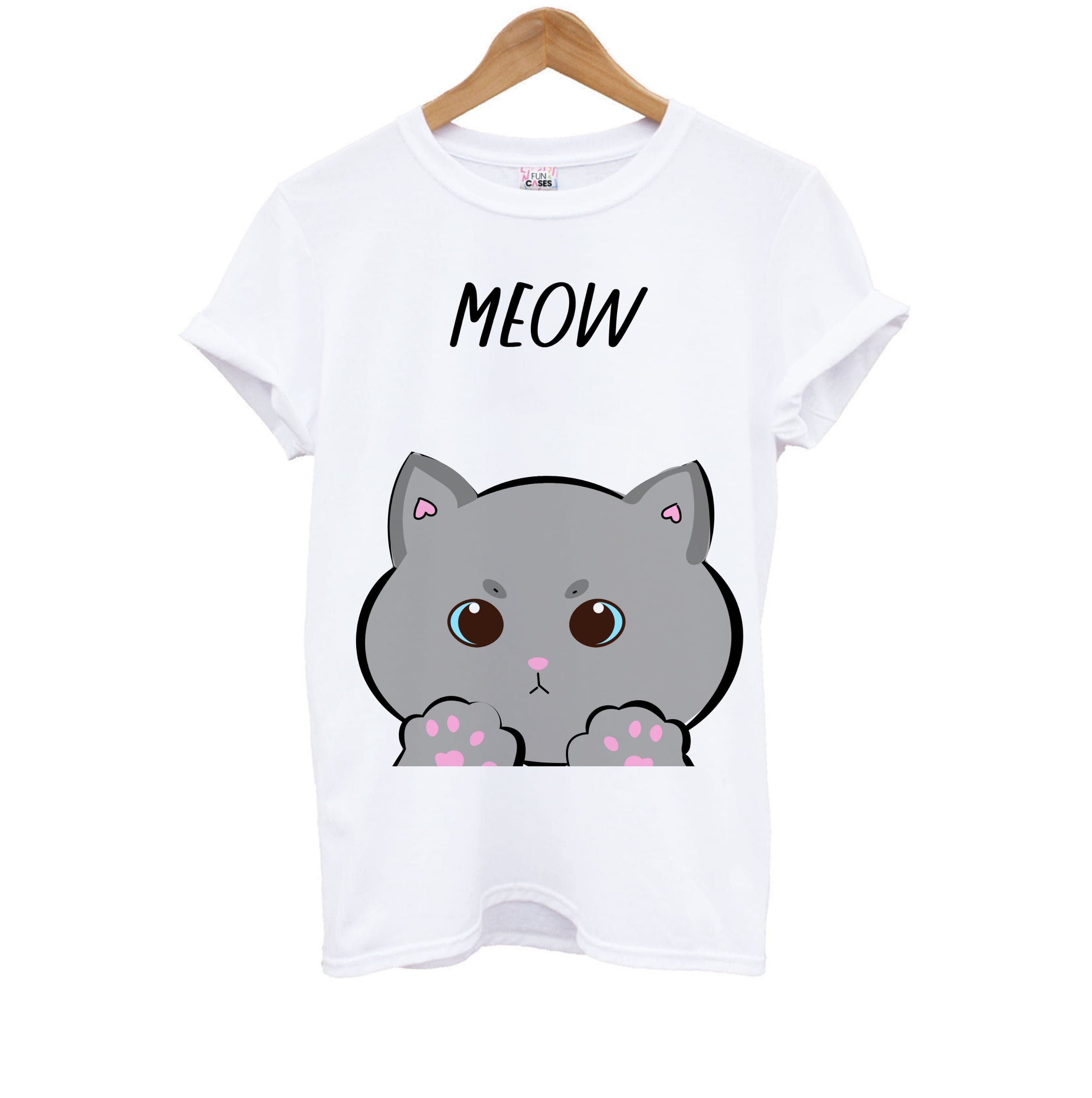 Grey Kitty - Cats Kids T-Shirt