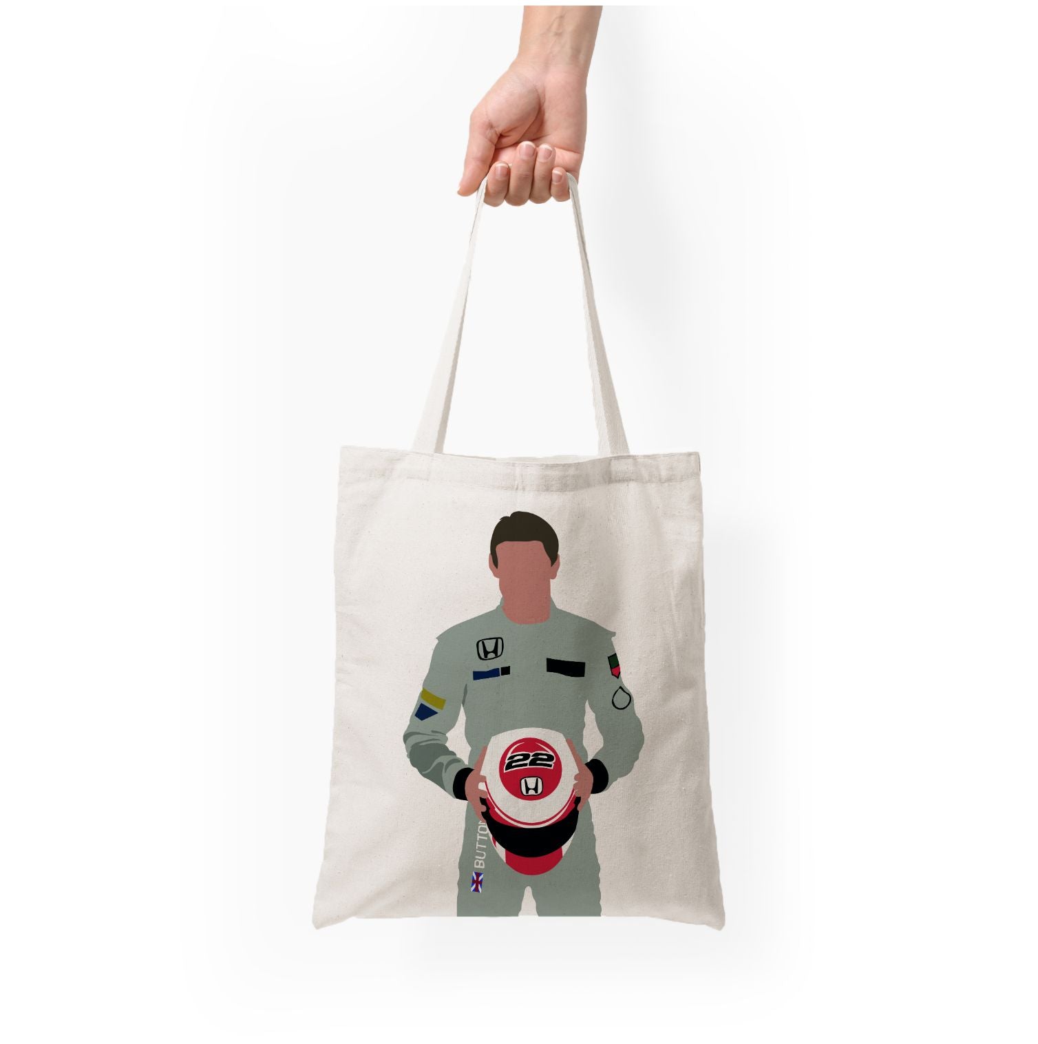 Button - F1 Tote Bag