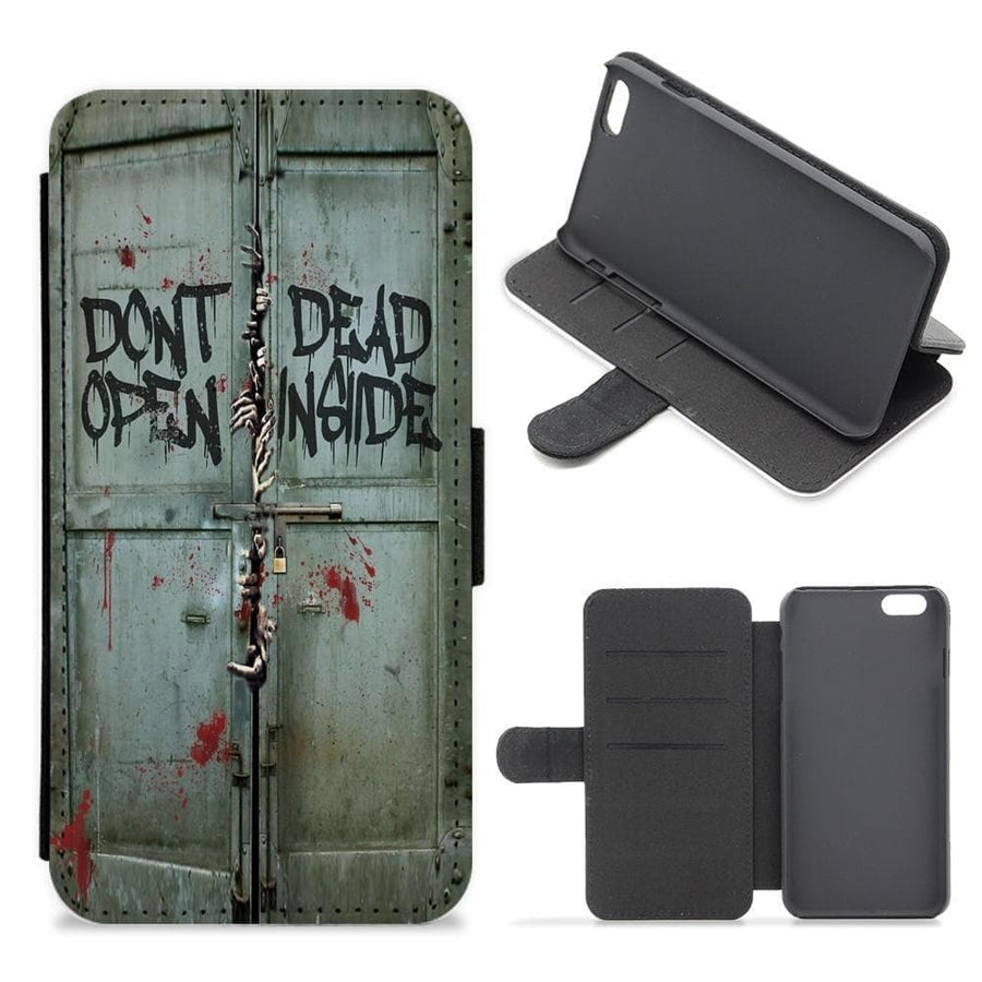 Don't Open Dead Inside Flip / Wallet Phone Case - Fun Cases