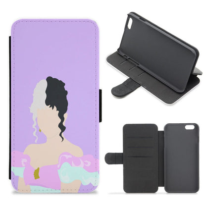 Blue And Pink Dress Flip / Wallet Phone Case