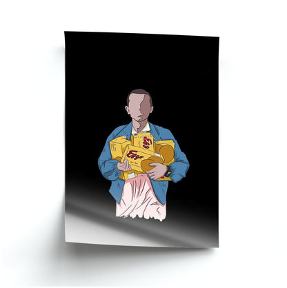 Eleven Faceless Cartoon Poster