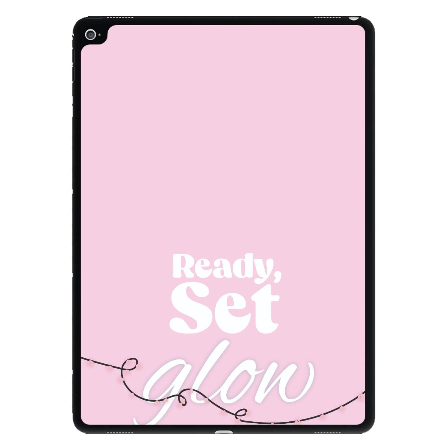 Ready, Set, Glow - Christmas Puns iPad Case