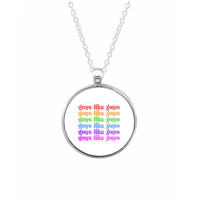 Guys like guys - Pride Necklace