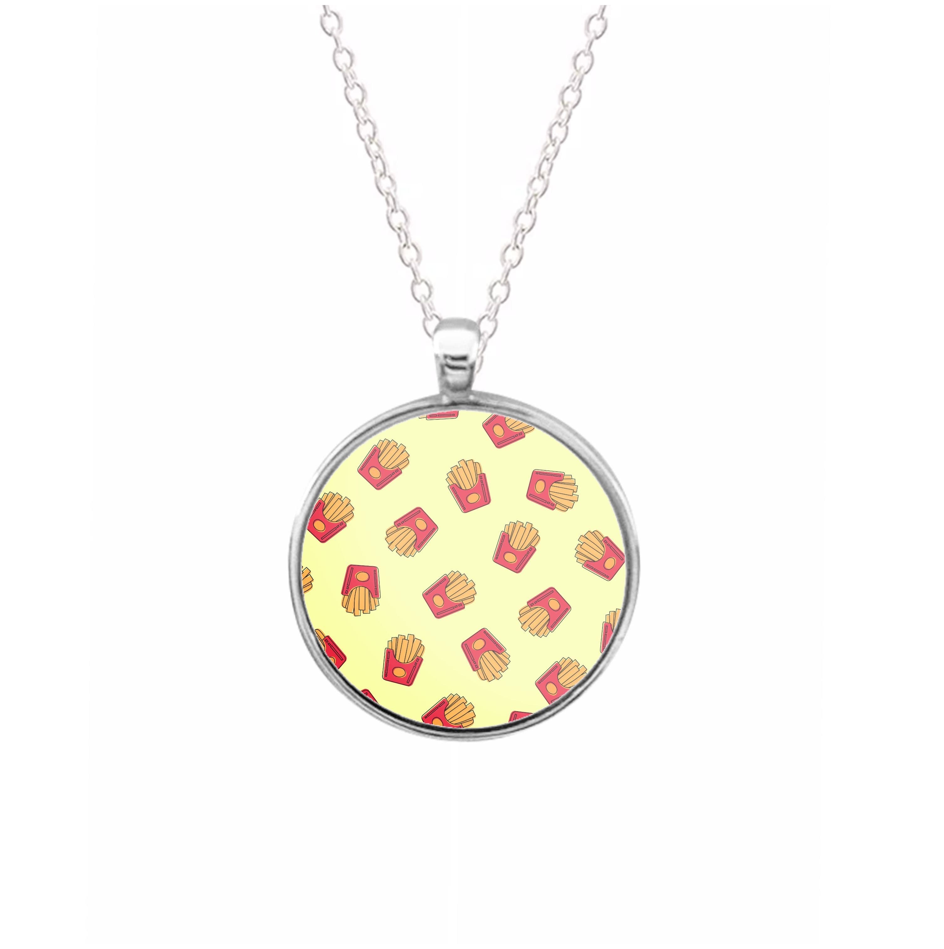 Fries - Fast Food Patterns Necklace