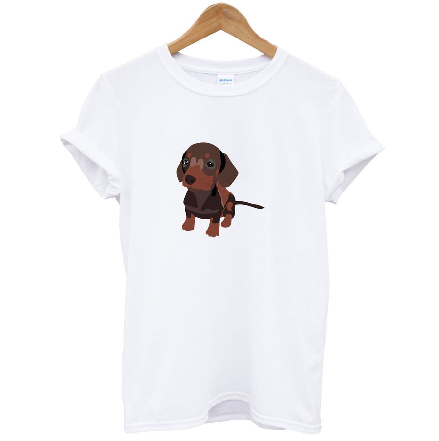 Brown - Dachshunds T-Shirt