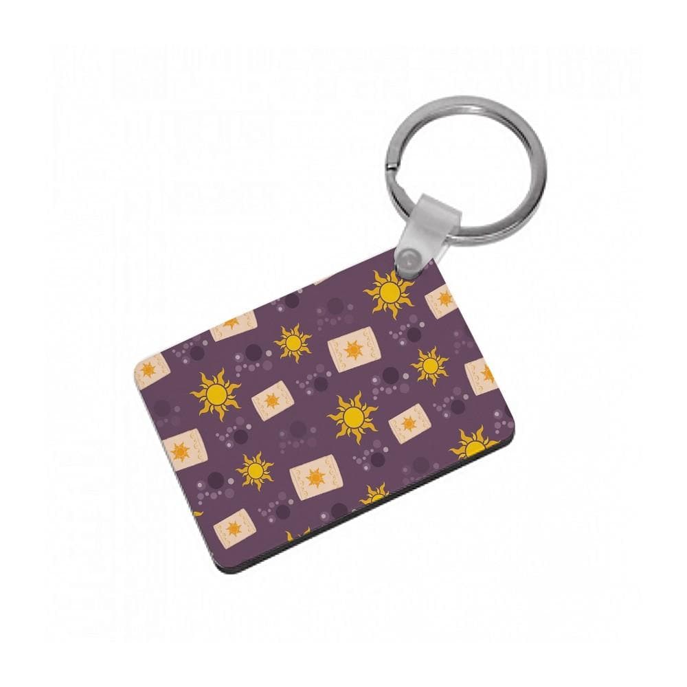 Tangled Lanterns Cartoon Keyring - Fun Cases