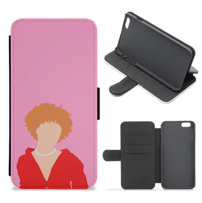 Red Hoodie - Ice Spice Flip / Wallet Phone Case