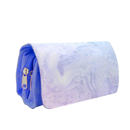 Purple Marble Pencil Case