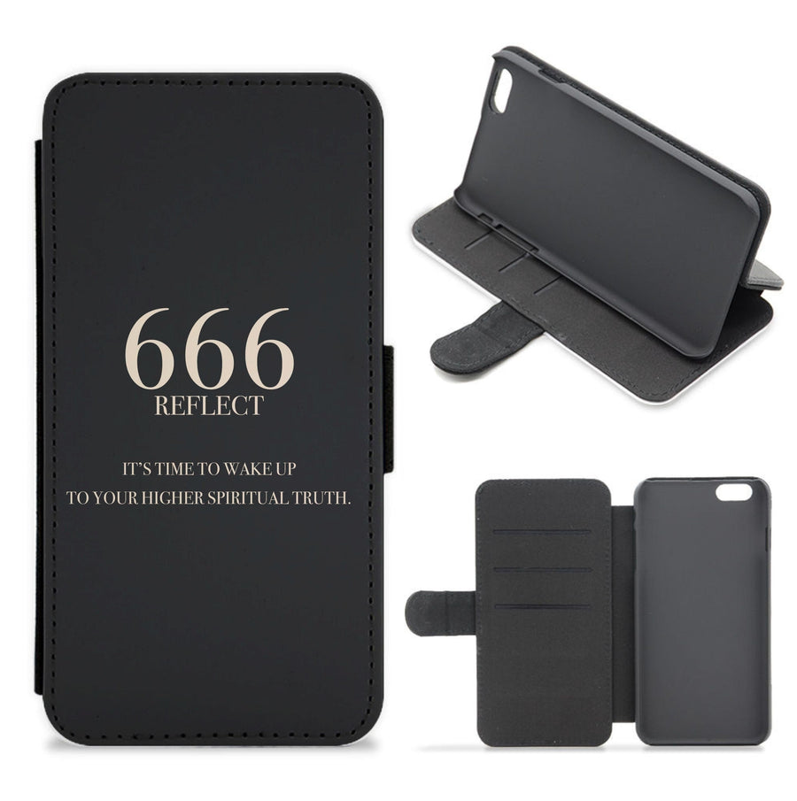 666 - Angel Numbers Flip / Wallet Phone Case