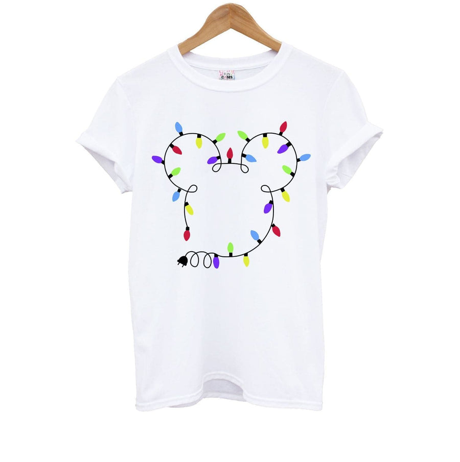 Mickey Mouse Christmas Lights - Disney Christmas Kids T-Shirt