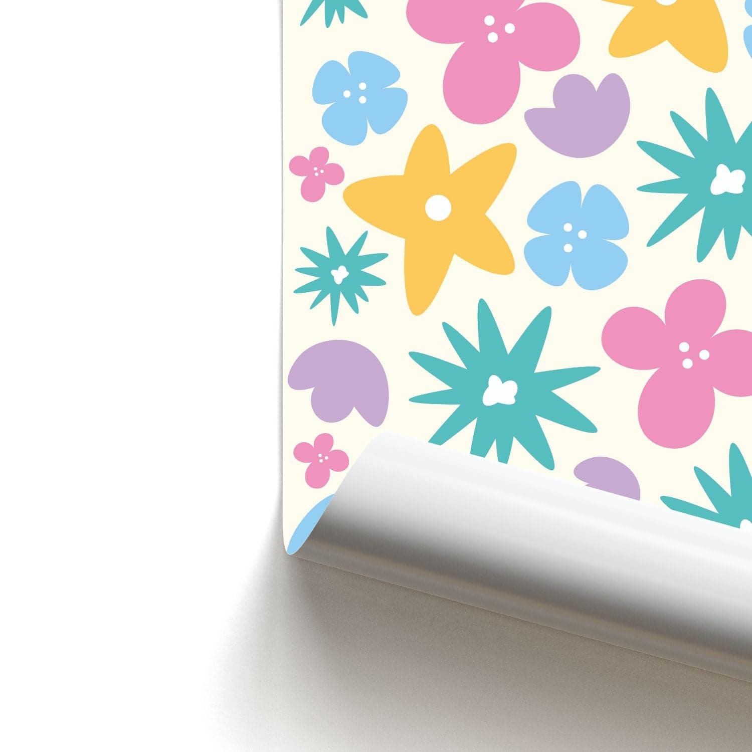 Playful Flowers - Floral Patterns Poster