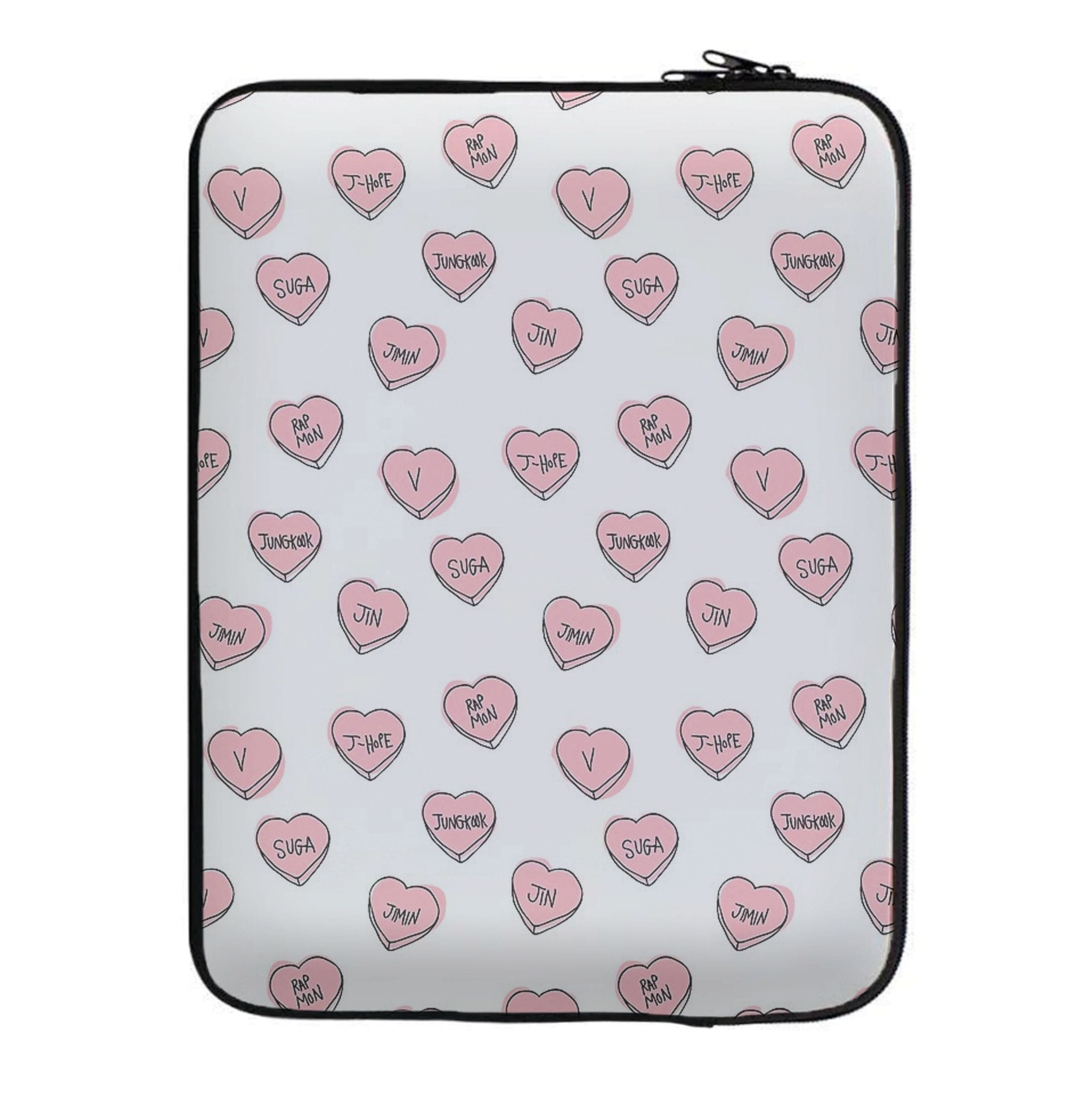 K-Pop Band Hearts Laptop Sleeve