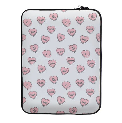 K-Pop Band Hearts Laptop Sleeve