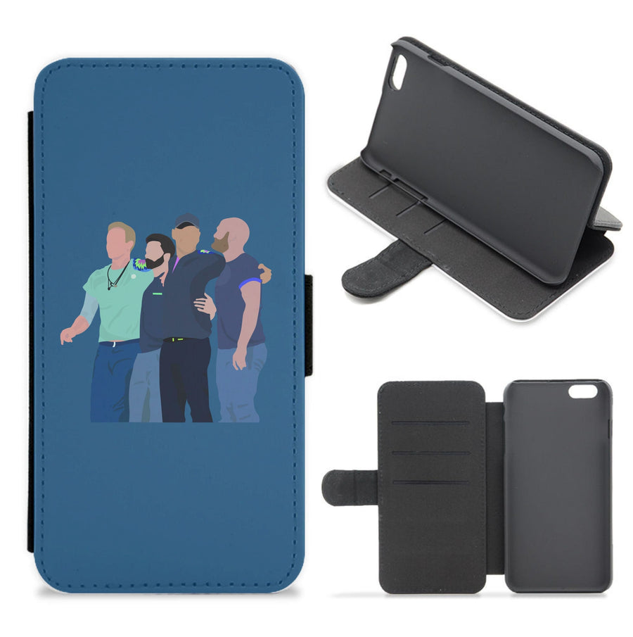 Coldplay Band Blue Wallet Phone Case