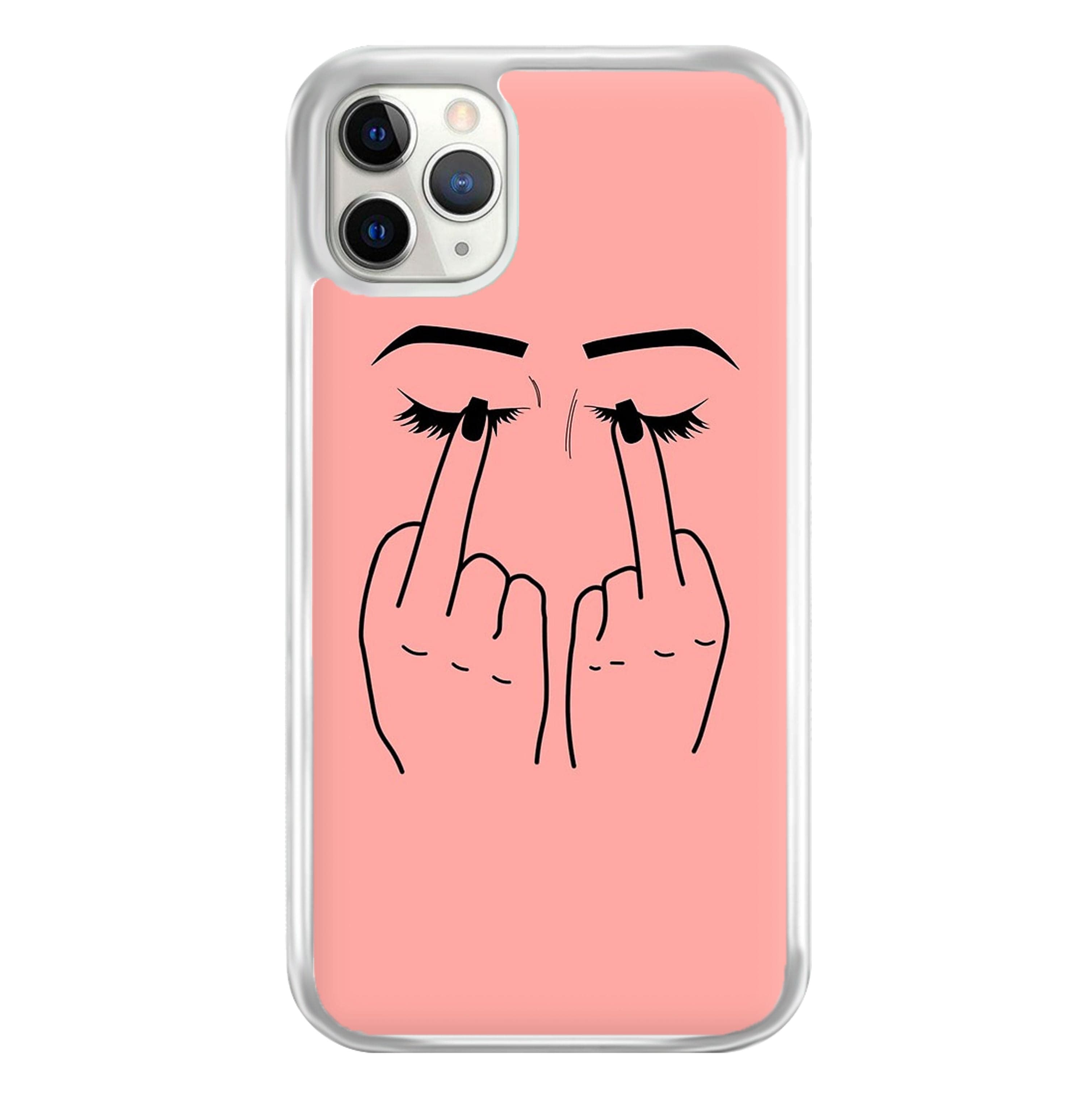 Middle Finger Eyes Phone Case