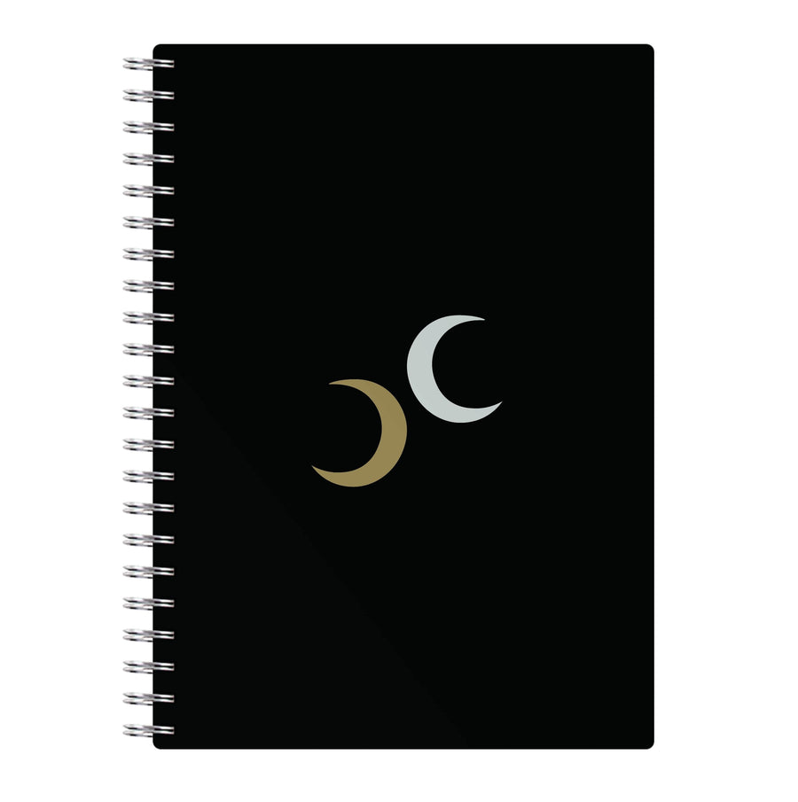Gold And Silver Moons - Moon Knight Notebook