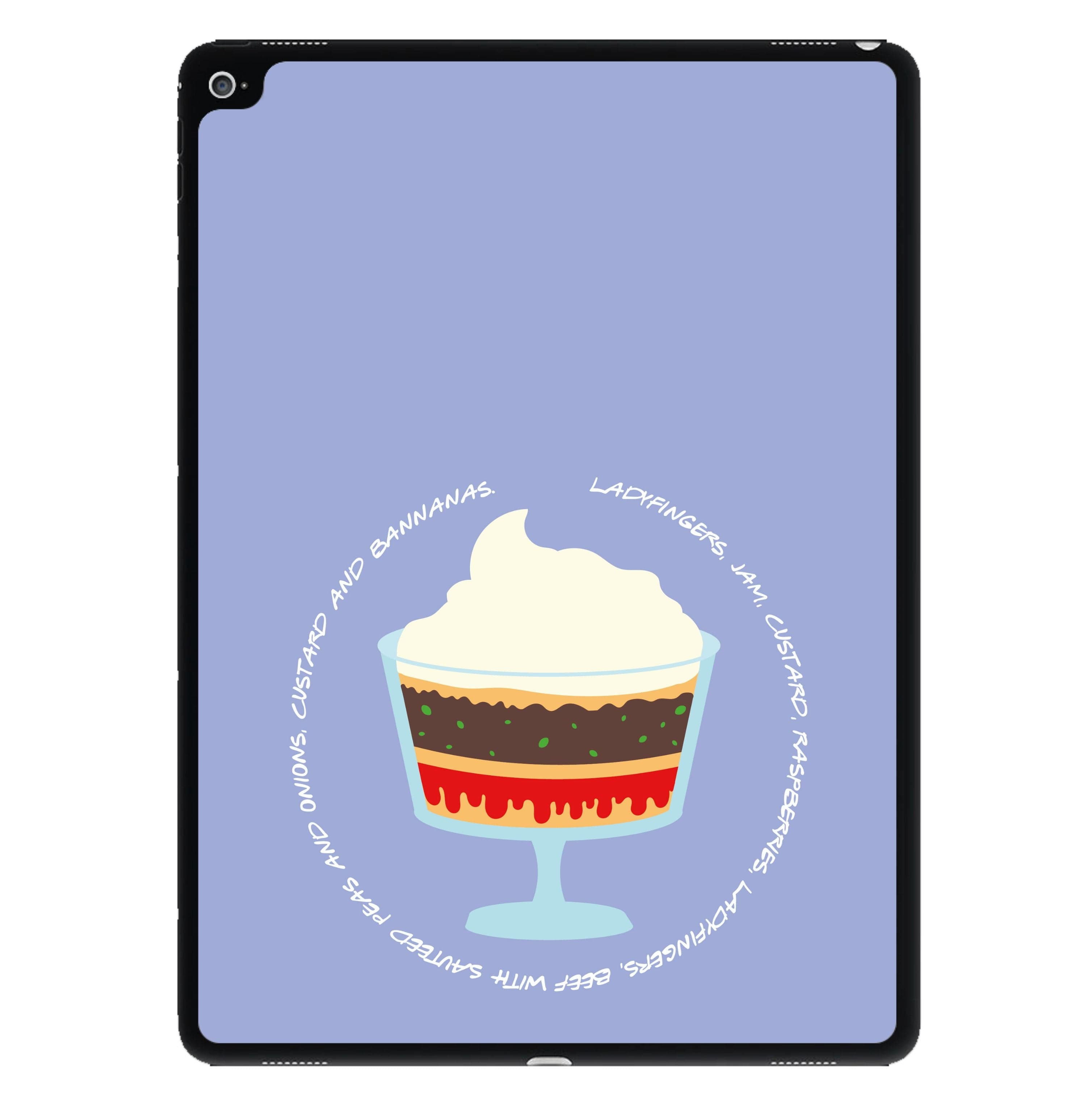 Ladyfingers, Jam, Custard iPad Case