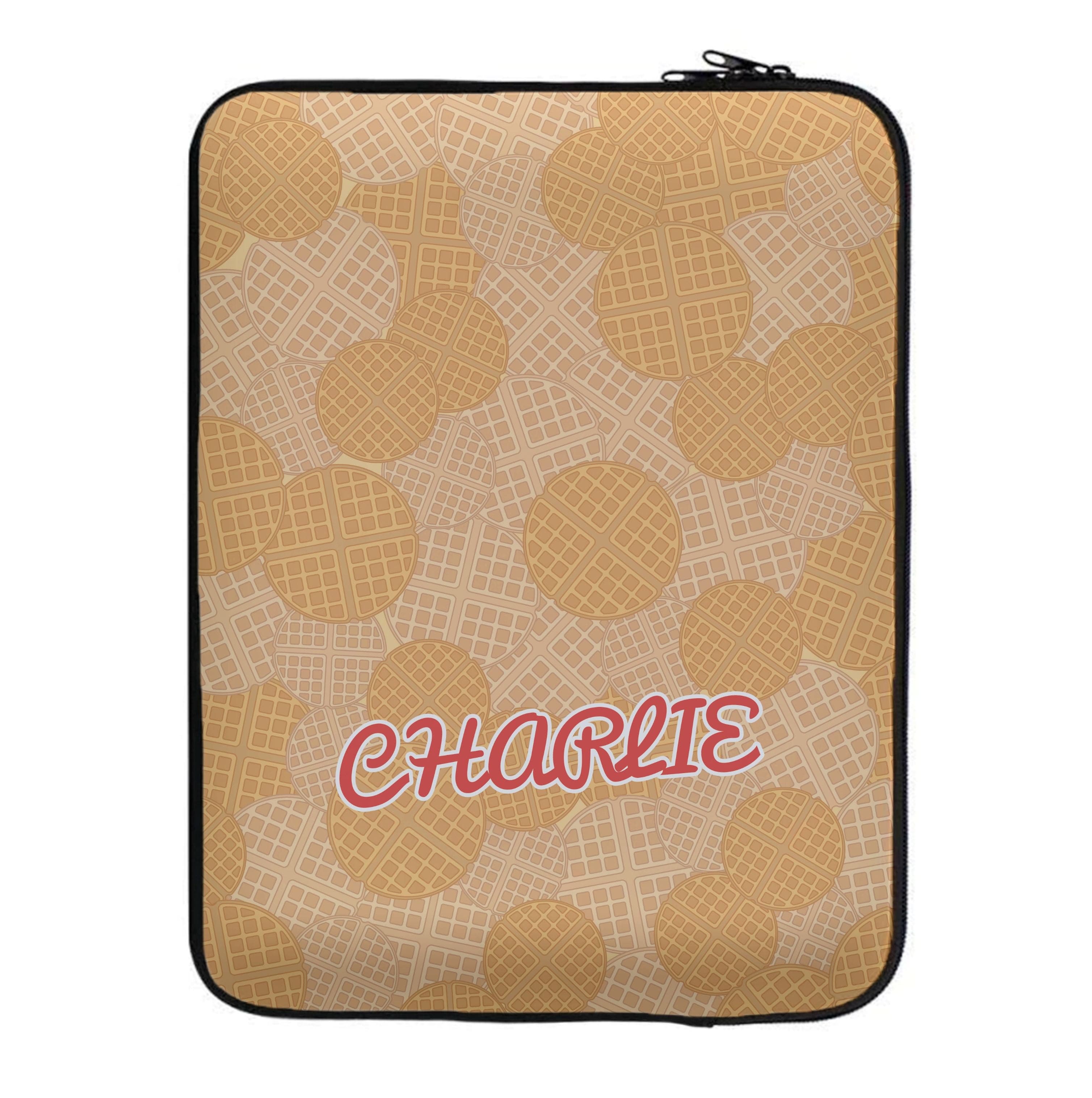 Waffles - Personalised Stranger Laptop Sleeve