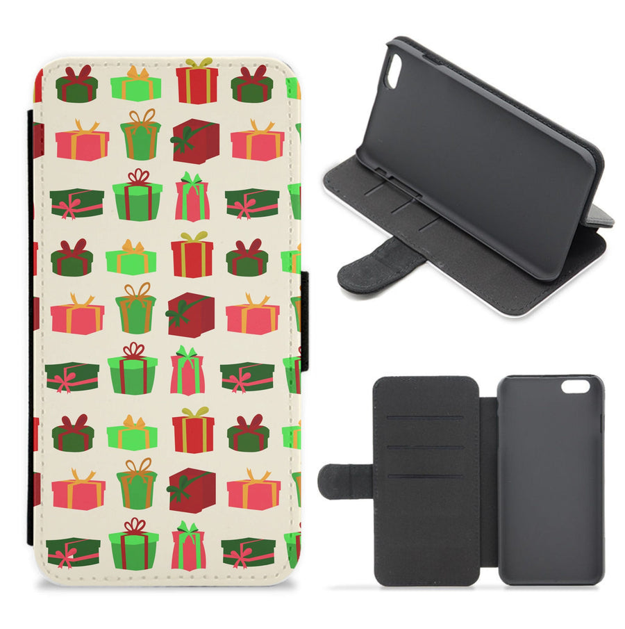 Presents - Christmas Patterns Flip / Wallet Phone Case