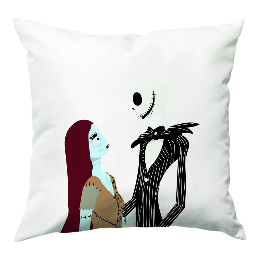 Sally And Jack Affection - Nightmare Before Christmas Cushion