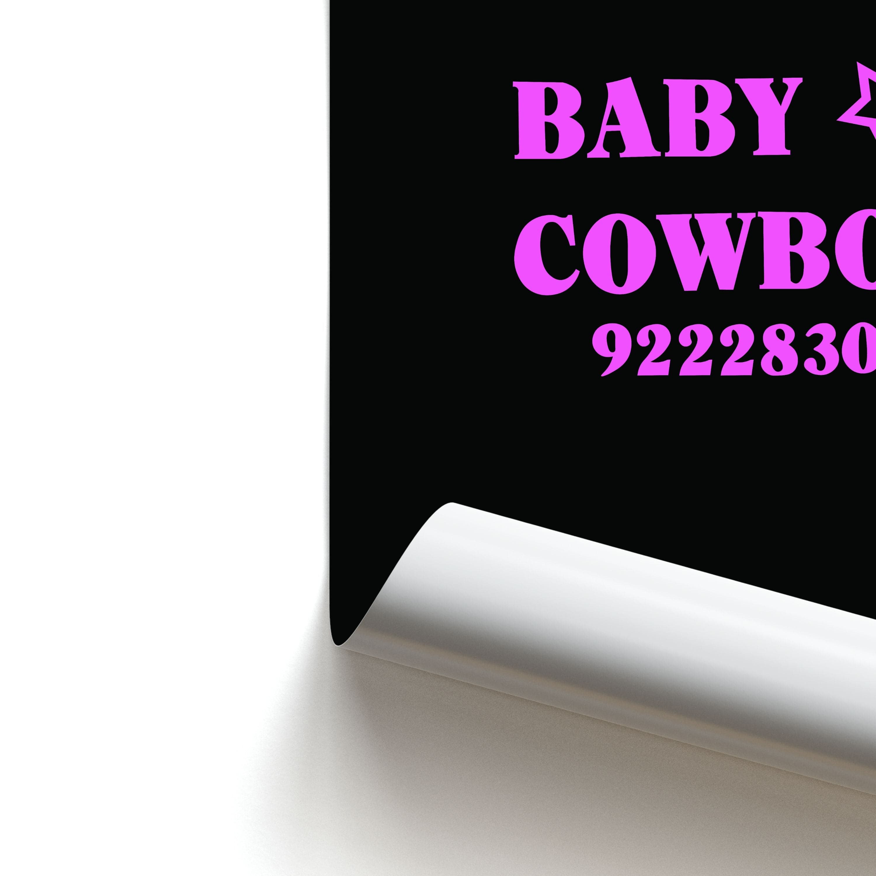 Baby Cowboy - Nessat Poster