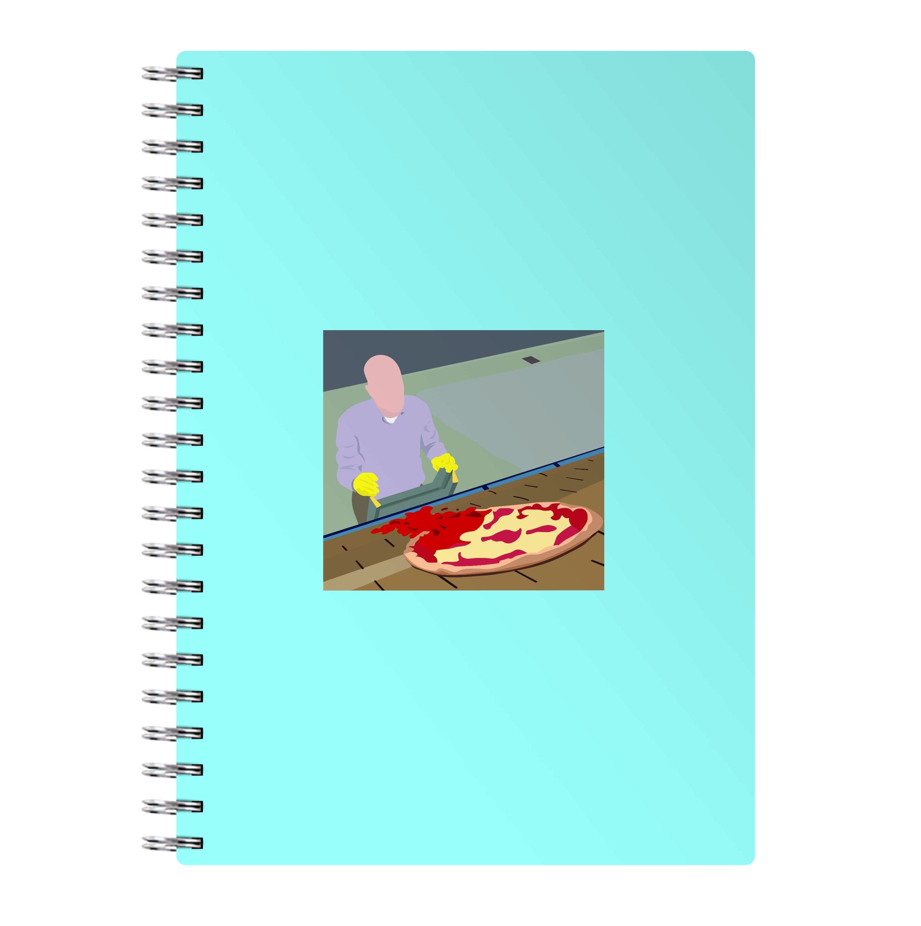 Pizza On The Roof Notebook