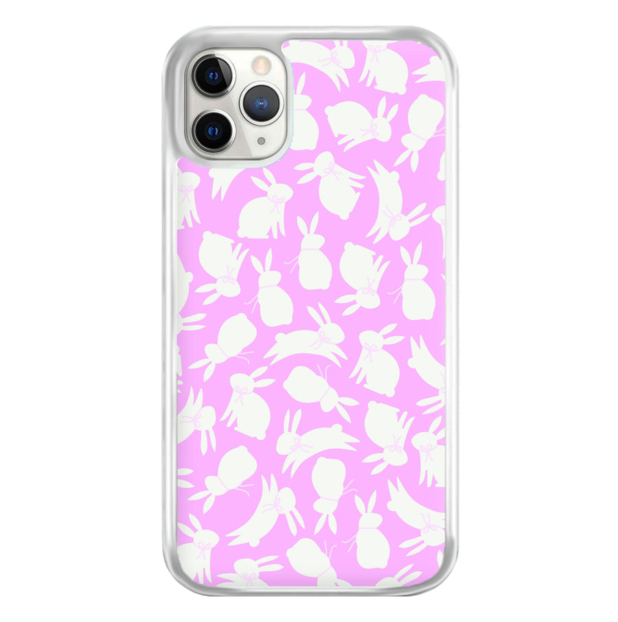 Bunnies And Bows - Easter Patterns Phone Case