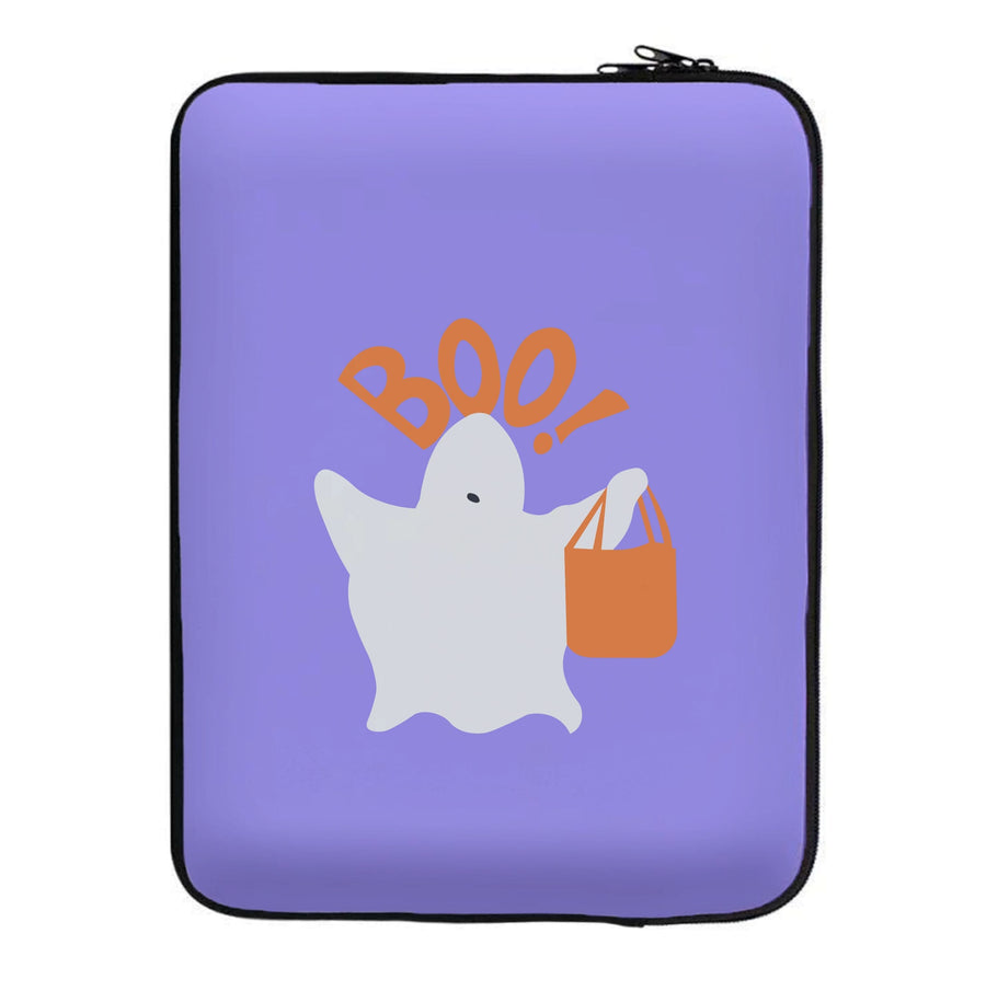 Ghost Boo! - Halloween Laptop Sleeve
