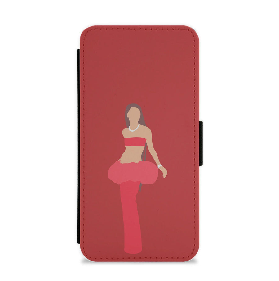 Red Skirt - Zendaya Flip / Wallet Phone Case