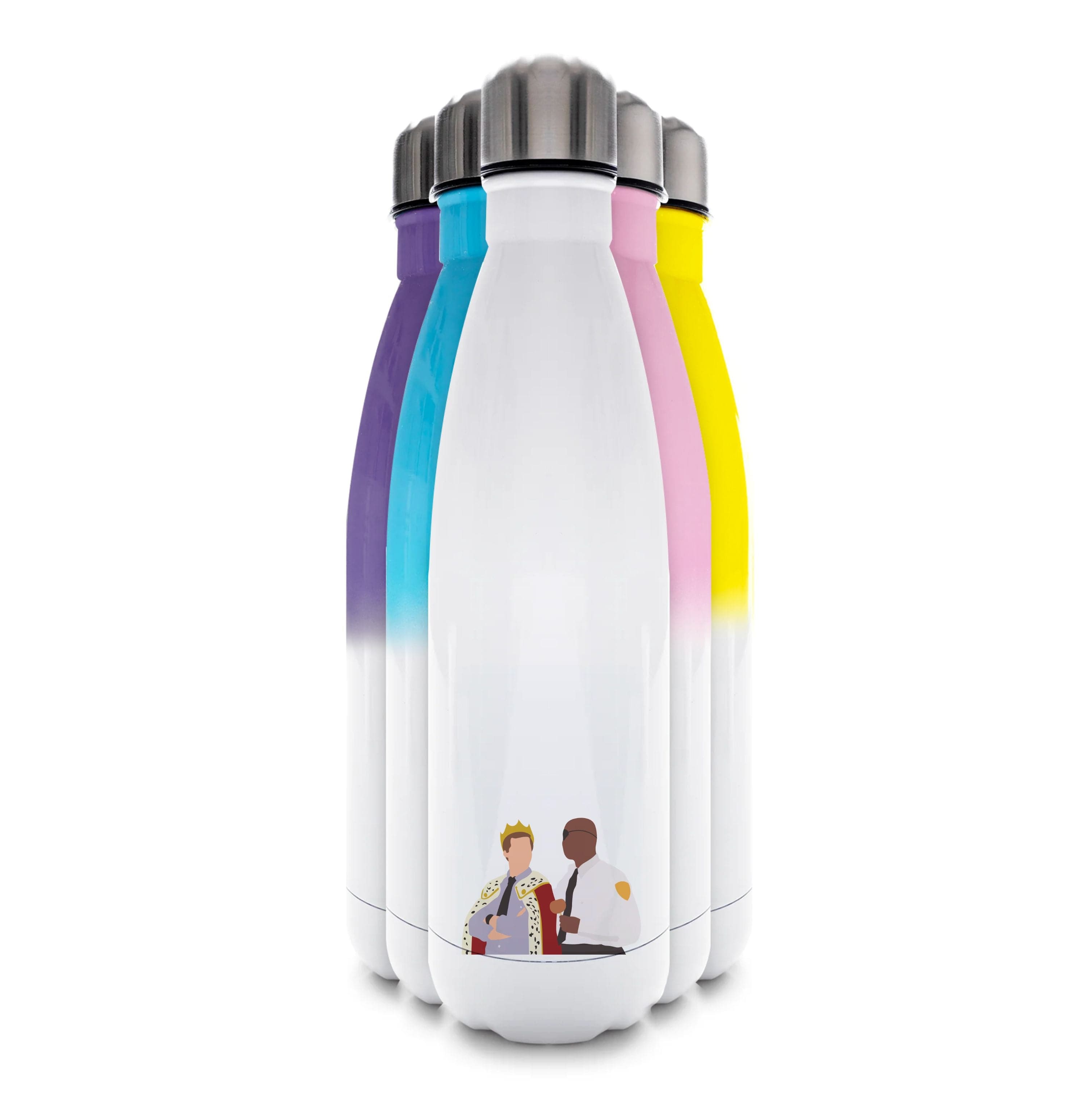 Jake and Holt B99 - Halloween Specials Water Bottle