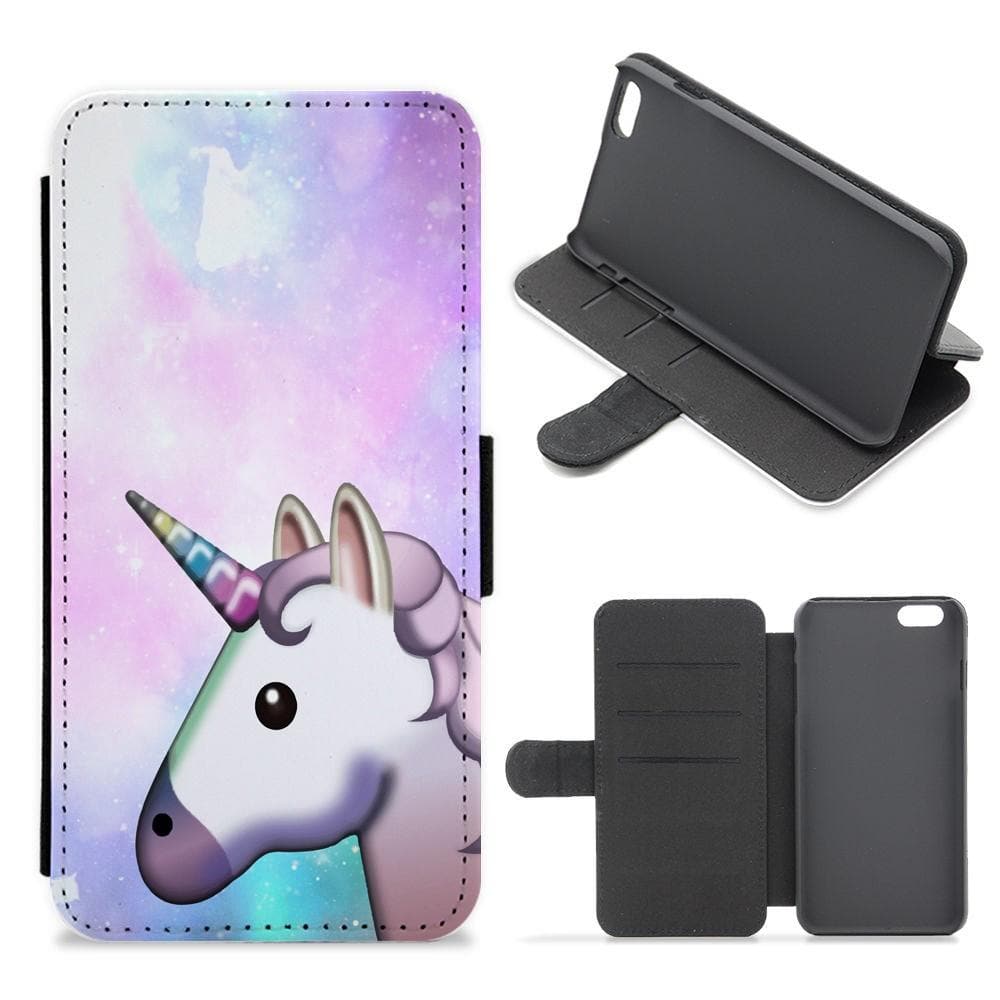 Galaxy Unicorn Pattern - Tumblr Flip / Wallet Phone Case - Fun Cases