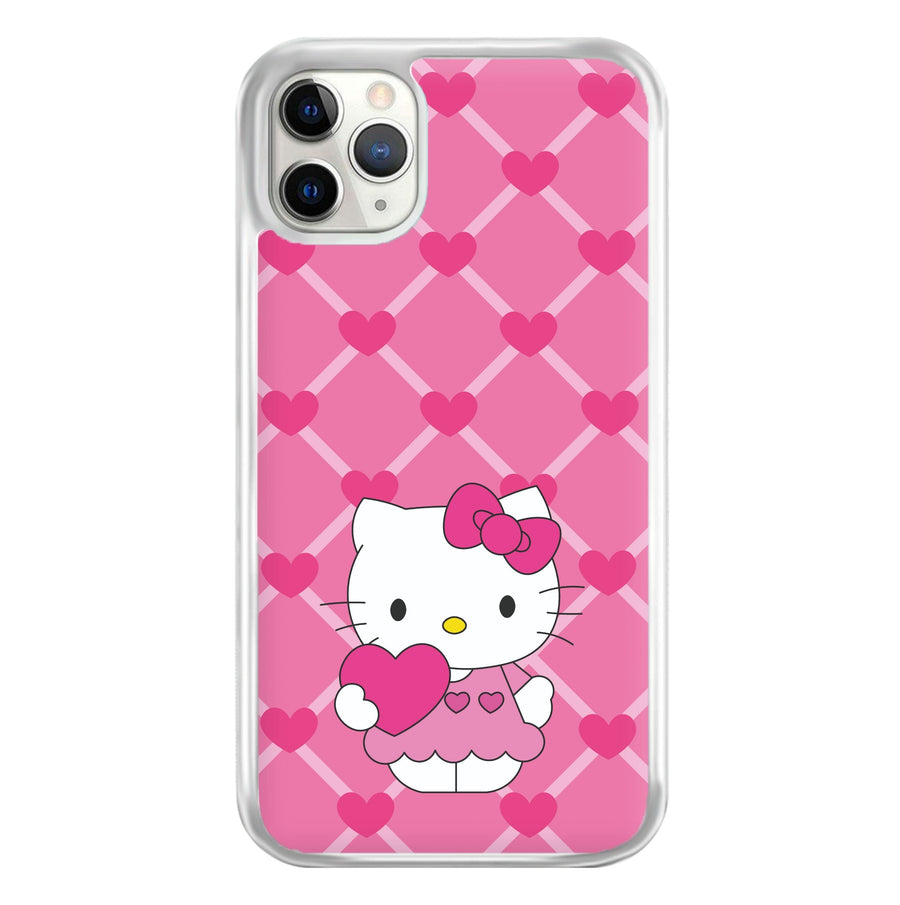 Love Heart - Hello Kitty Phone Case