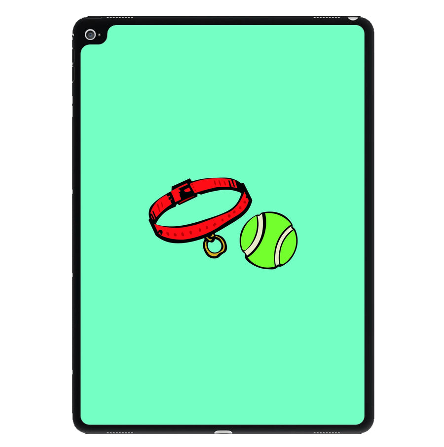 Collar and ball - Dog Patterns iPad Case