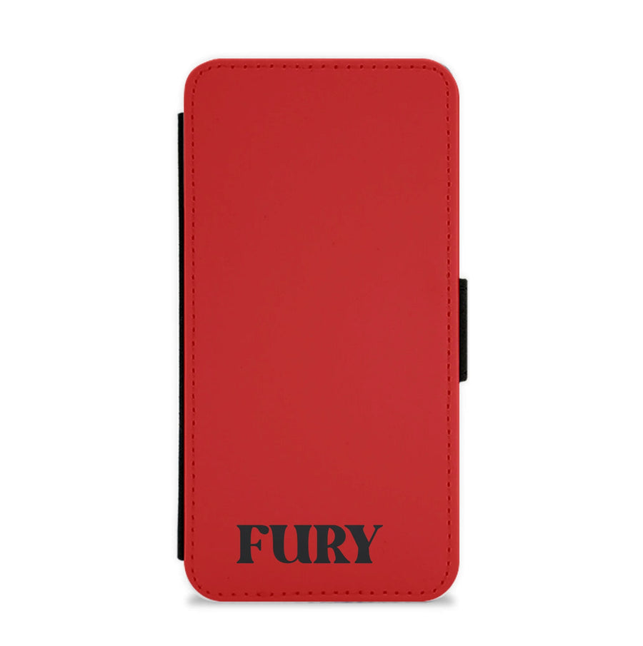 Red Fury - Tommy Fury Flip / Wallet Phone Case