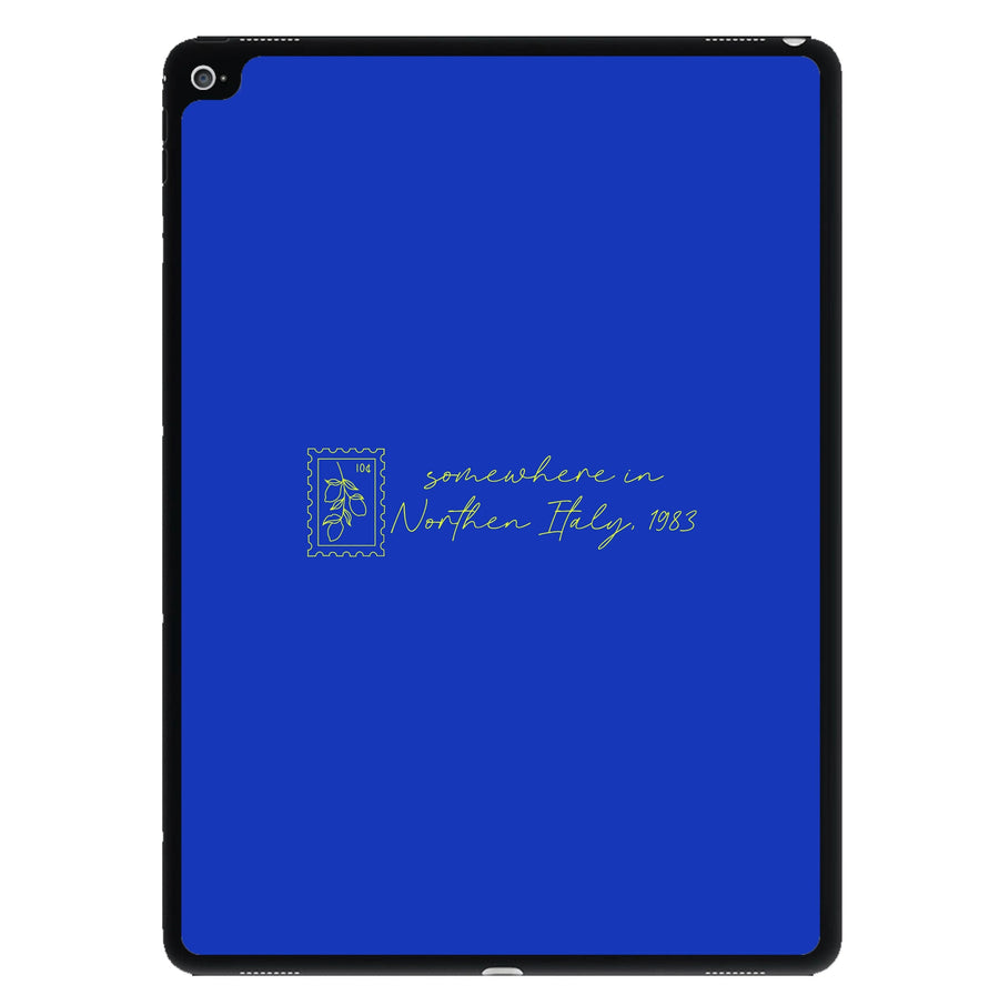 Somewhere In Northen Italy - Call Me By Your Name iPad Case