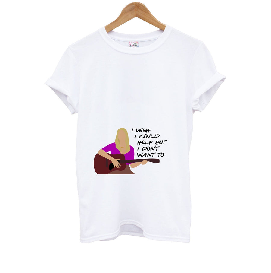 I Wish I Could Help But I Don't Want To - Friends Kids T-Shirt