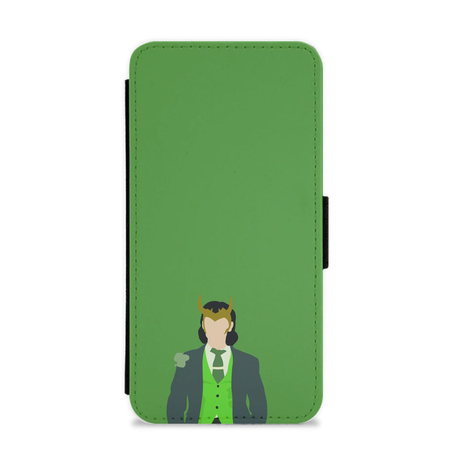 Loki With Horns Flip / Wallet Phone Case