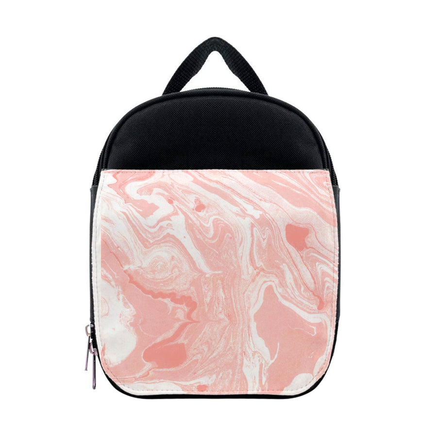 Pink Swirly Marble Lunchbox