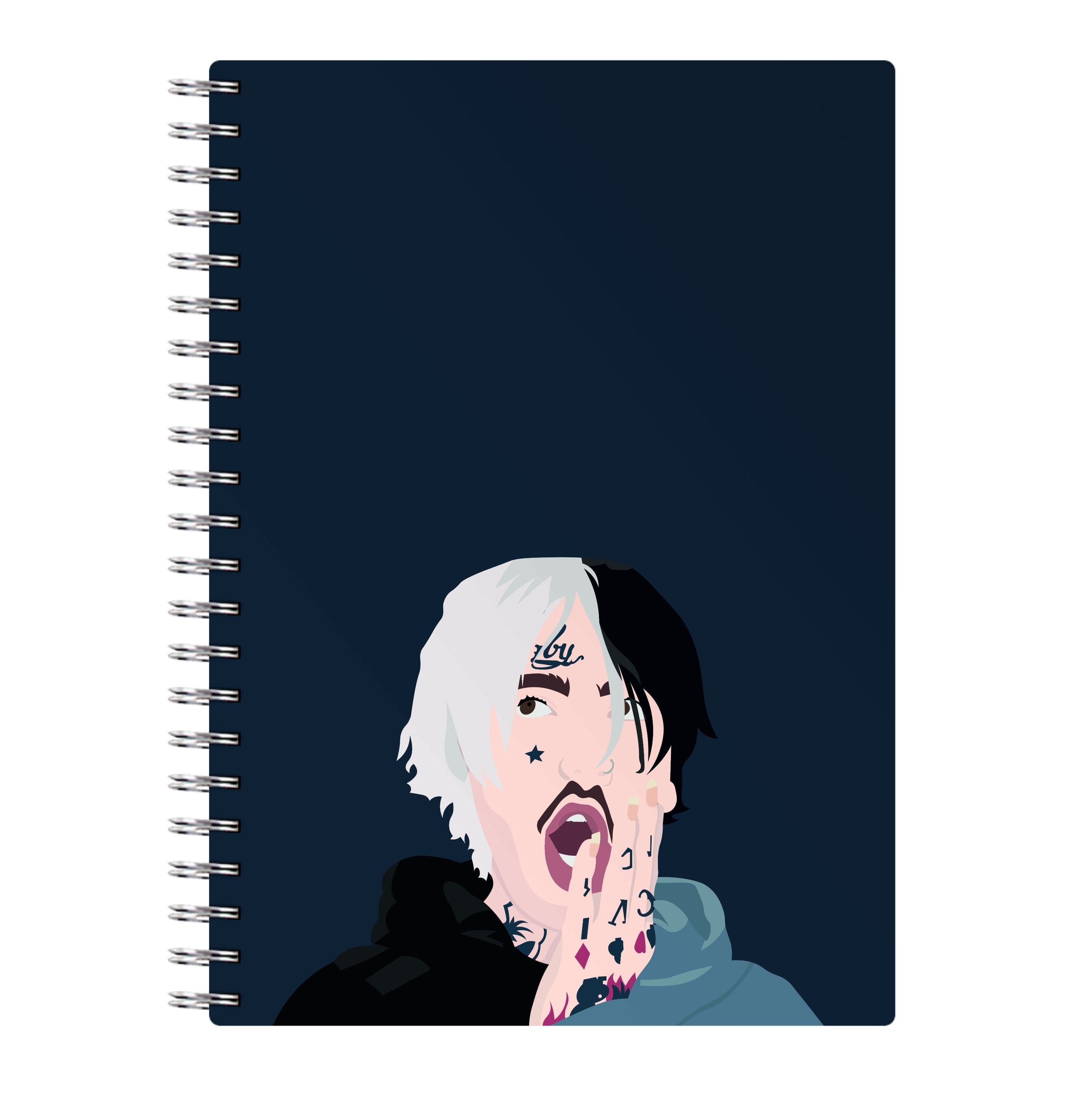 Black And White Hair - Peep Notebook