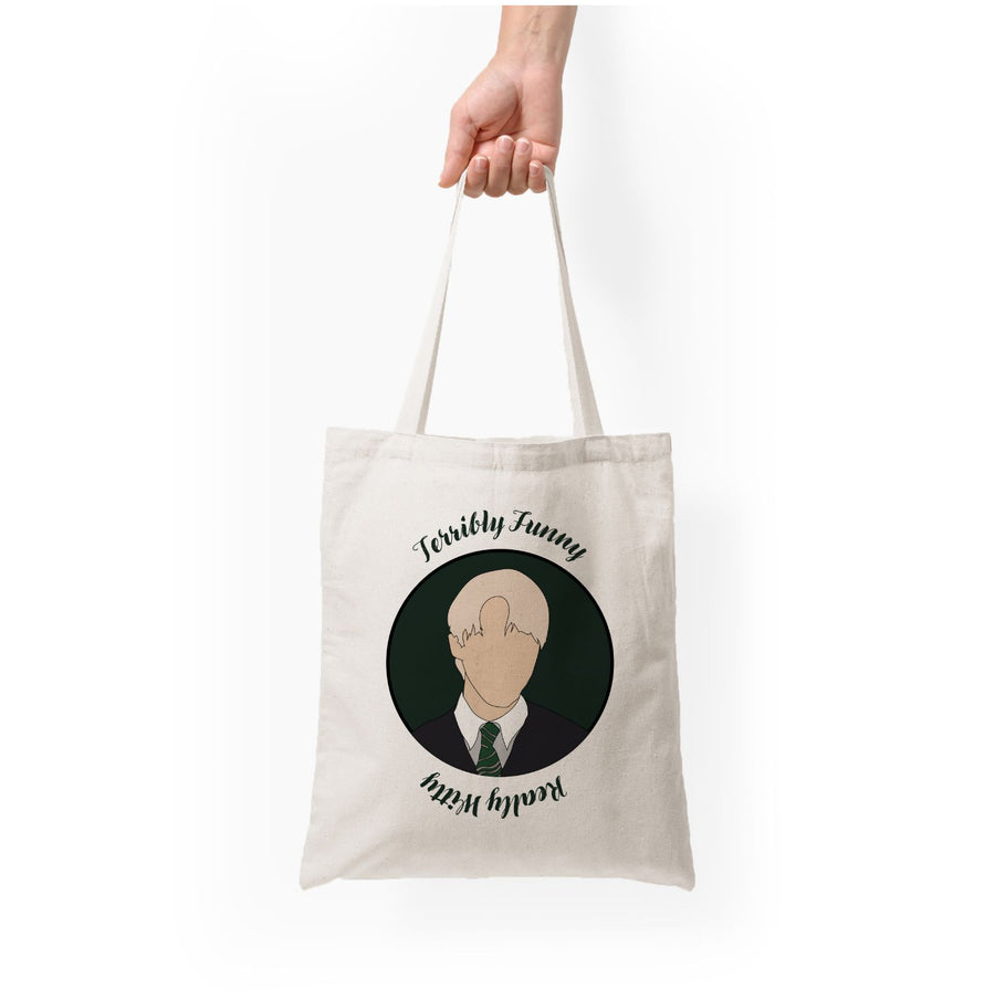 Terribly Funny, Really Witty Draco Malfoy - Harry Potter Tote Bag