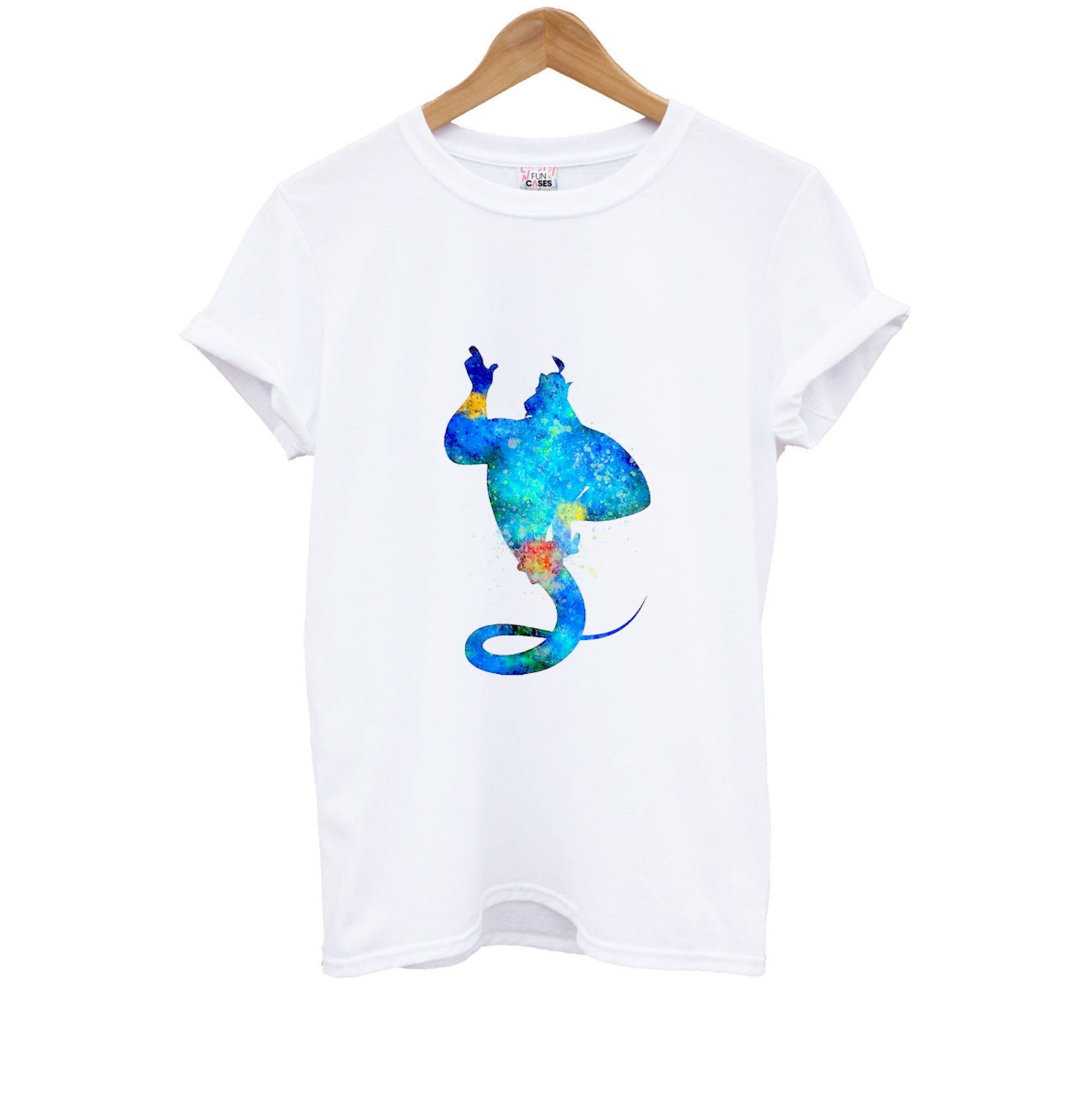 Watercolour Aladdin Fairytale Kids T-Shirt