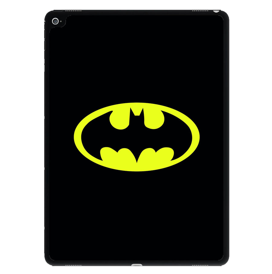 Black Batman Logo iPad Case