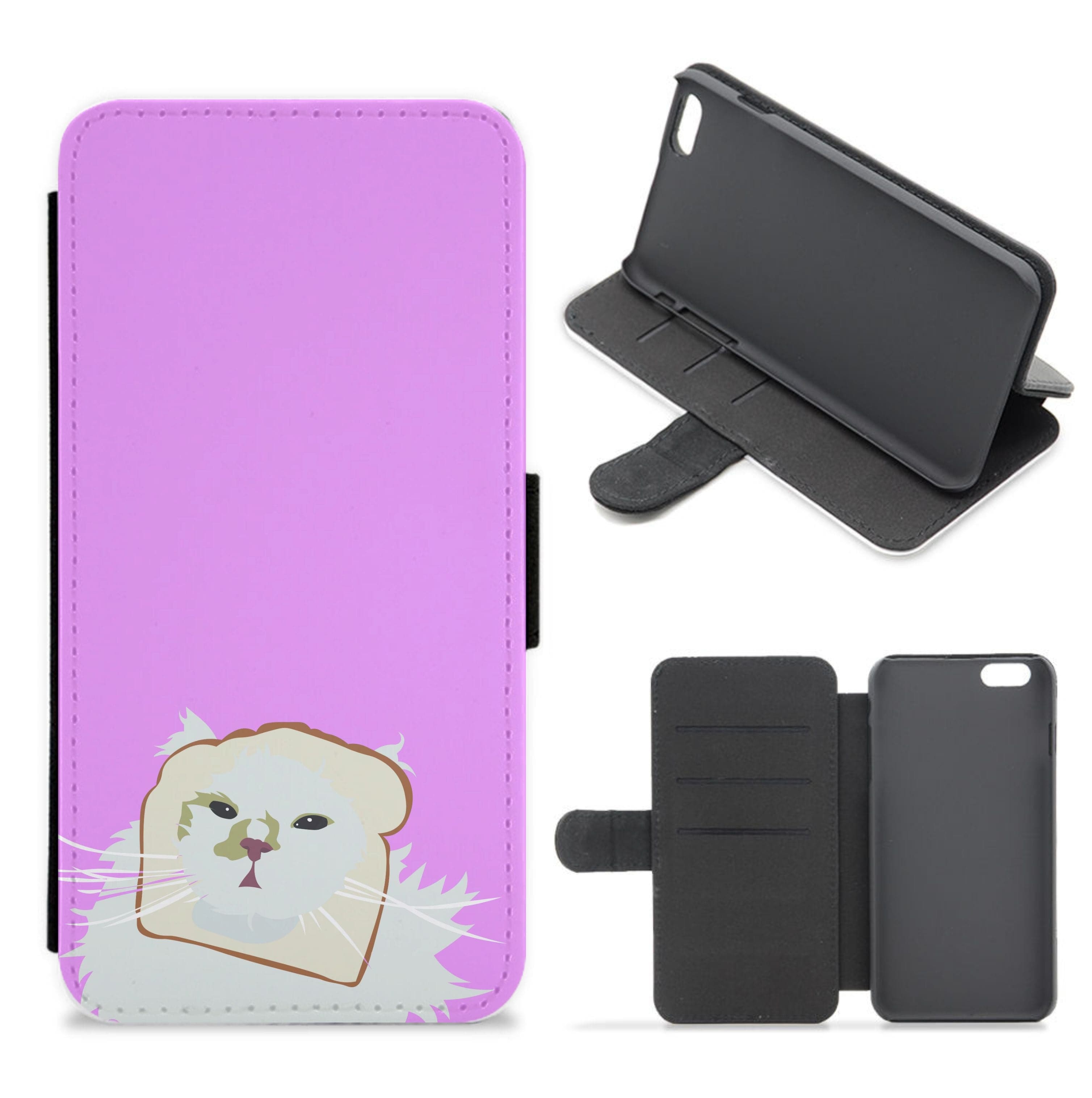 Silly Cat - Cats Flip / Wallet Phone Case