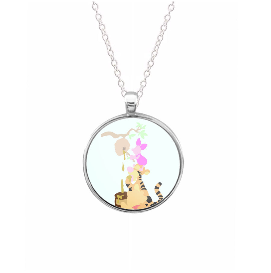 Tigger , Piglet , Winnie The Pooh  Necklace