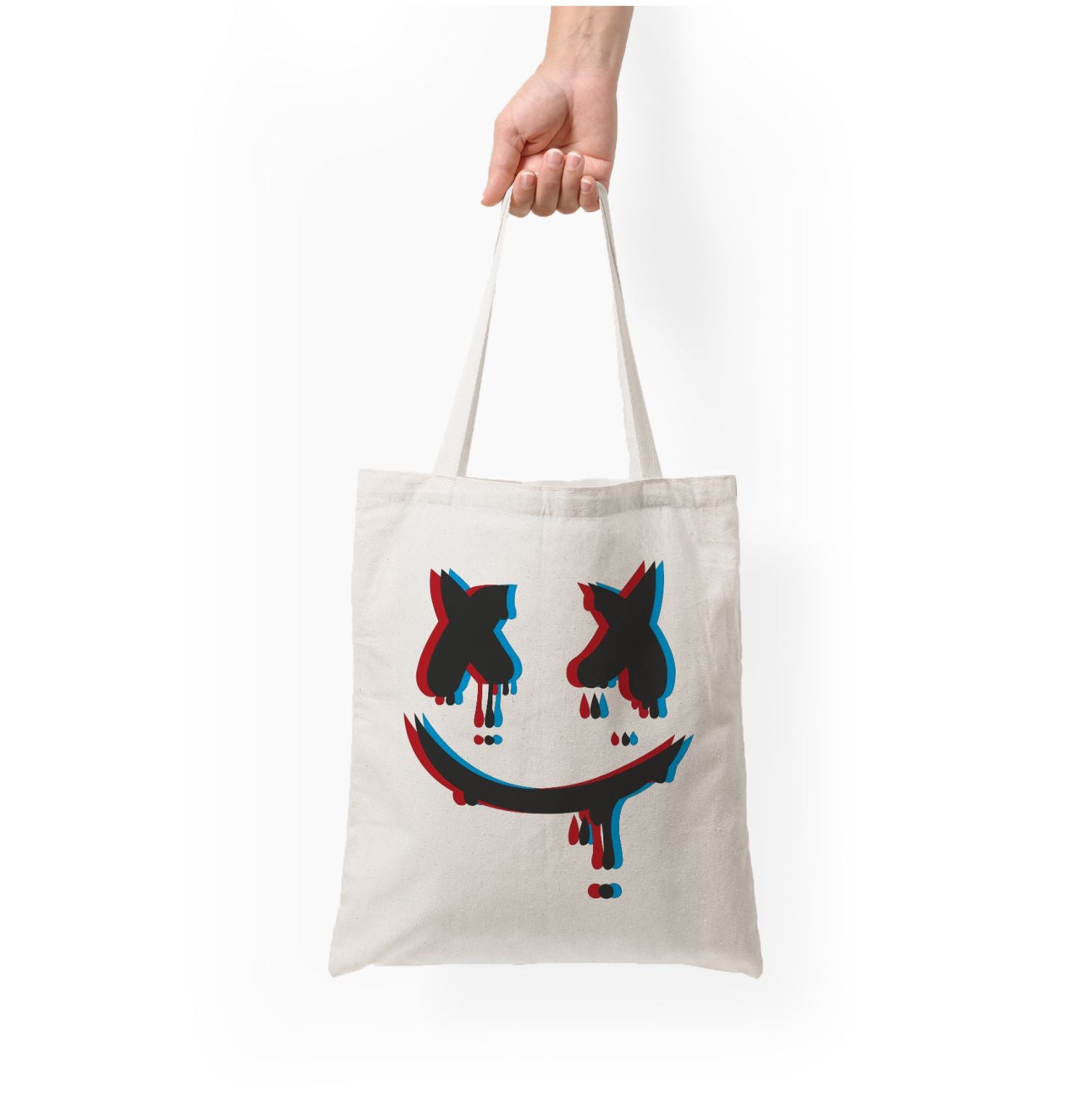 Blue Blur - White Helmet DJ Tote Bag