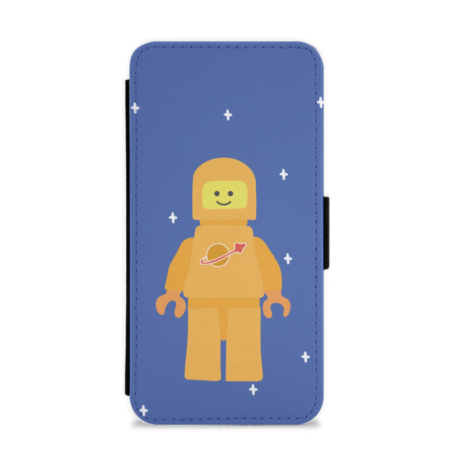 Astronaut - Bricks Flip / Wallet Phone Case