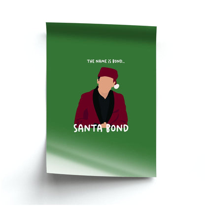 Santa Bond Poster