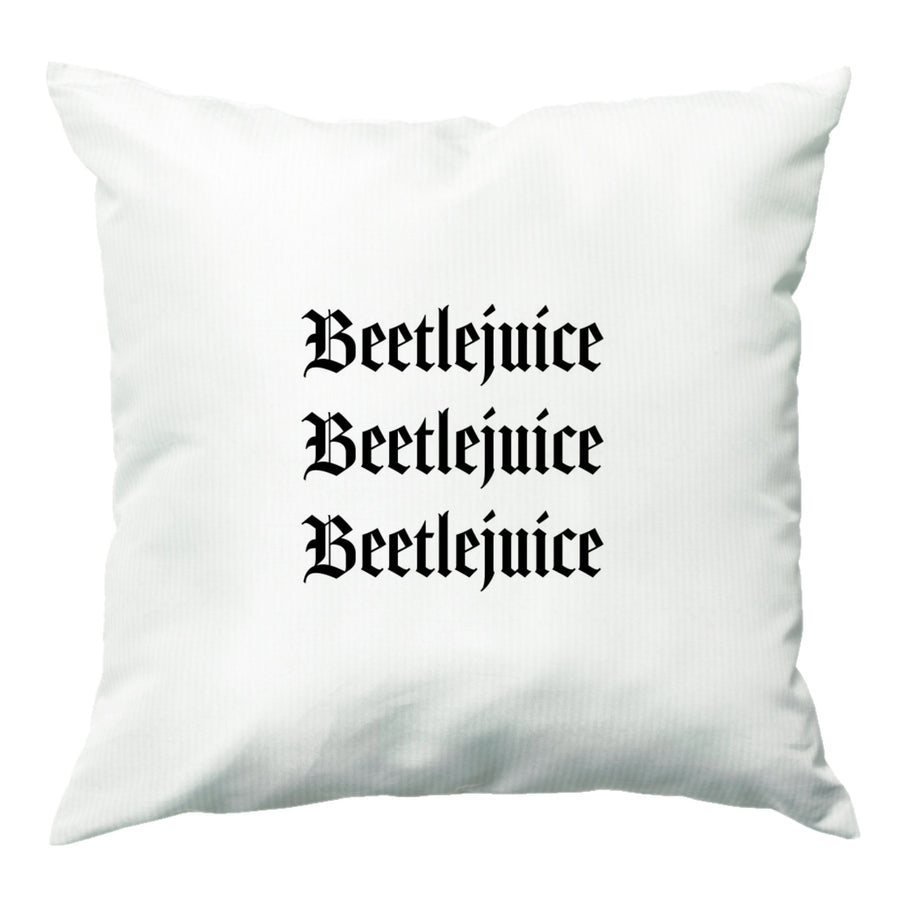 Beetlejuice Cushion