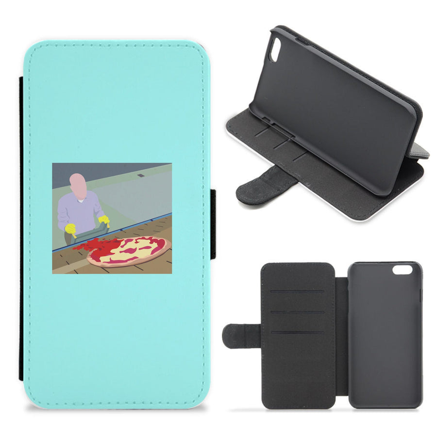 Pizza On The Roof - Breaking Bad Flip / Wallet Phone Case